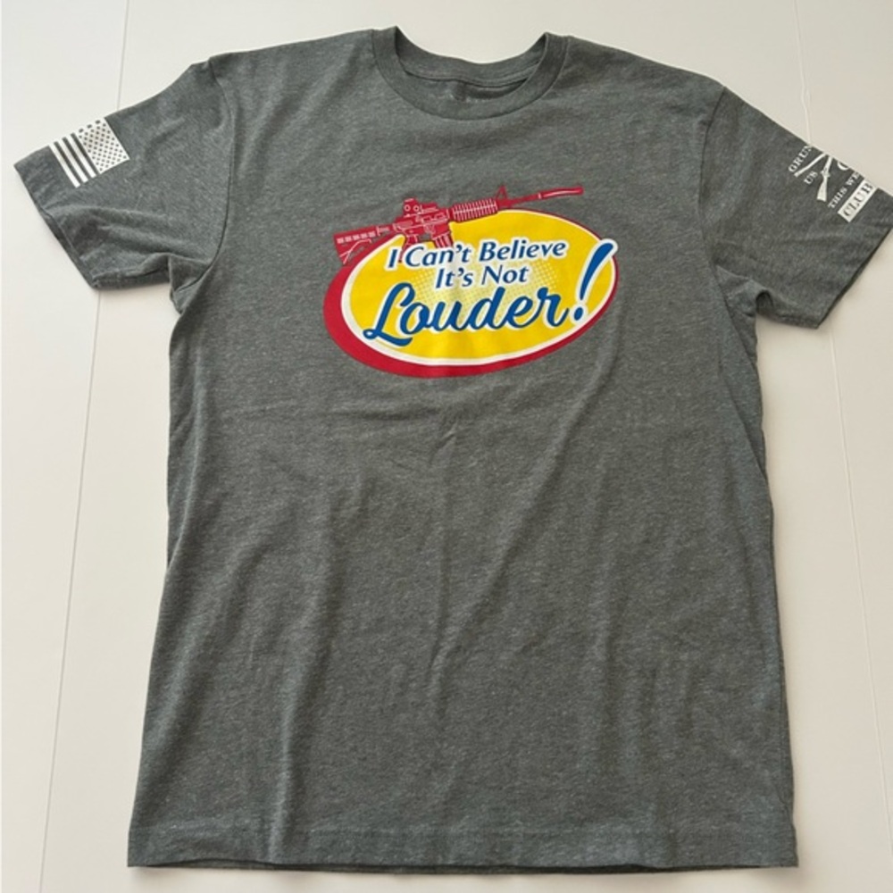 Grunt Style 2023 October Club Member I Can't Believe It's Not Louder T-Shirt Med